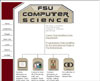 screenshot of Mock FSU Computer Science website